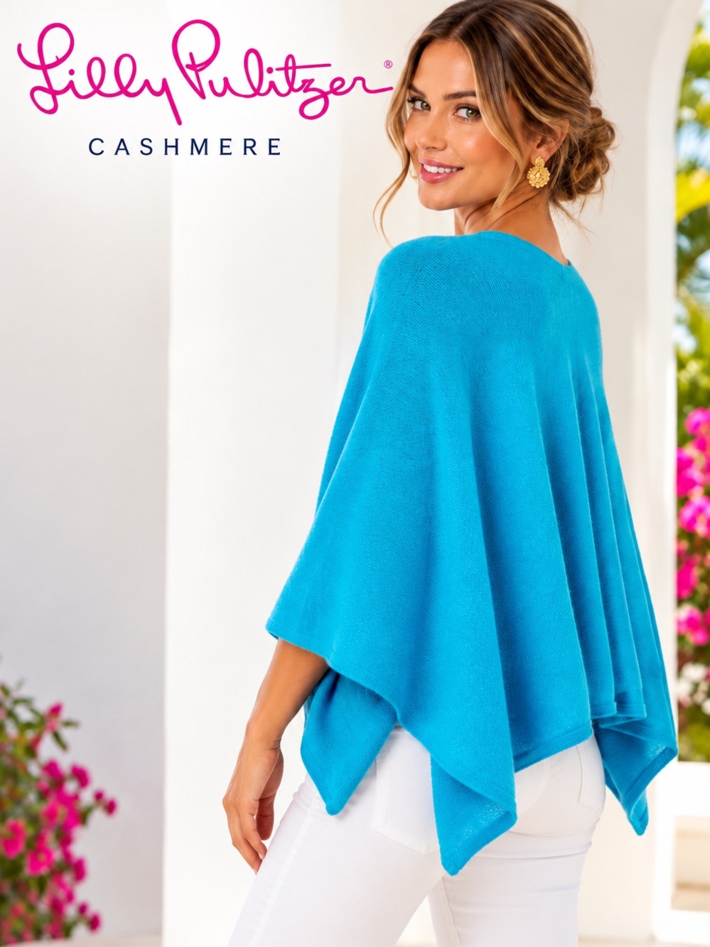 Lilly Pulitzer Cashmere Poncho